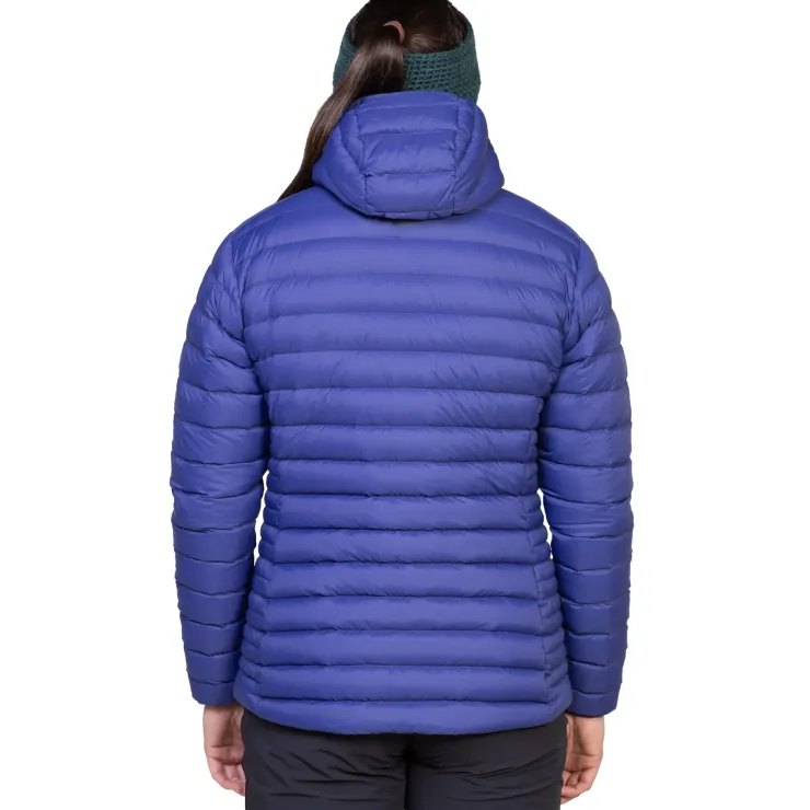 Insulated Jackets-Mountain Equipment Womens Earthrise Hooded Jacket - Amethyst