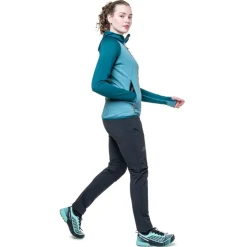 Fleece & Mid Layer-Mountain Equipment Womens Eclipse Hooded Jacket - Topaz-Medieval