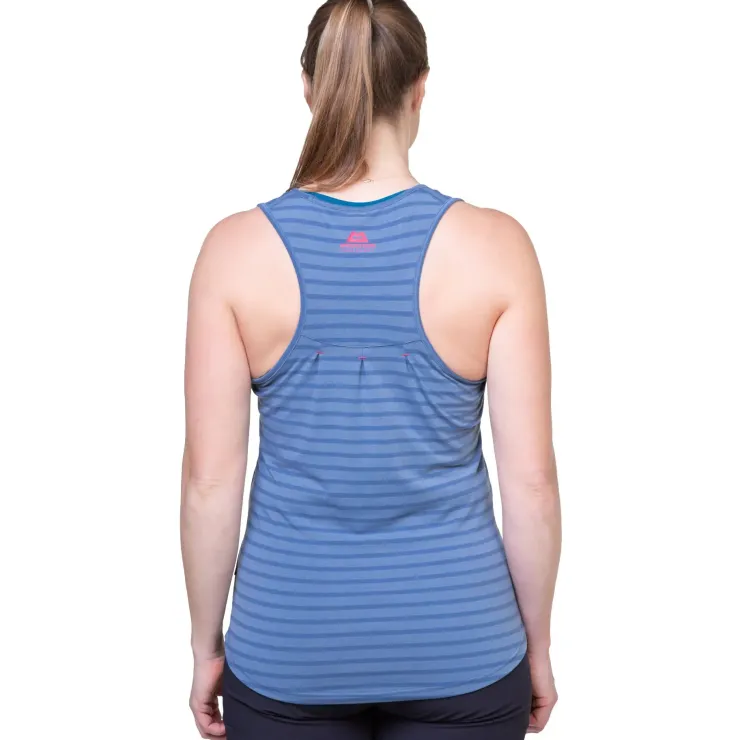 T-Shirts & Baselayers-Mountain Equipment Womens Equinox Vest - Lichen Stripe