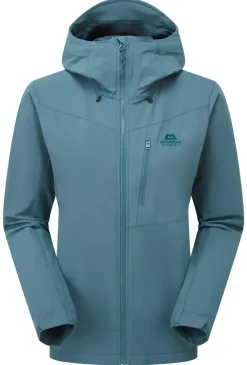 Softshell Jackets-Mountain Equipment Womens Frontier Jacket - Indian Teal