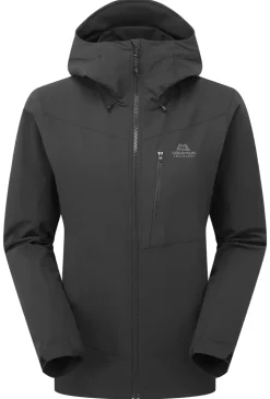 Softshell Jackets-Mountain Equipment Womens Frontier Jacket - Black
