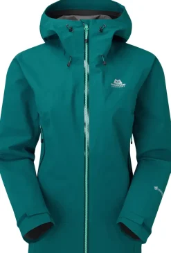 Waterproof Jackets-Mountain Equipment Womens Garwhal Jacket - Spruce
