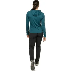 T-Shirts & Baselayers-Mountain Equipment Womens Glace Hooded Top - Raisin