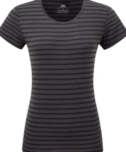 T-Shirts & Baselayers-Mountain Equipment Womens Groundup Stripe Tee - Cosmos Stripe