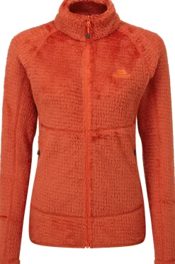Fleece & Mid Layer-Mountain Equipment Womens Hispar Jacket - Red Rock