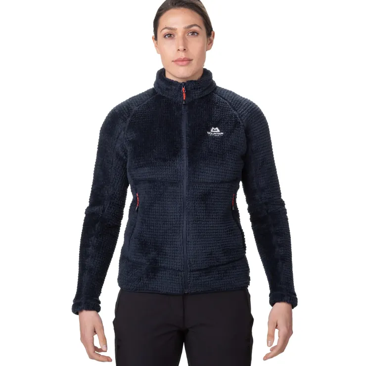 Fleece & Mid Layer-Mountain Equipment Womens Hispar Jacket - Stellar Blue