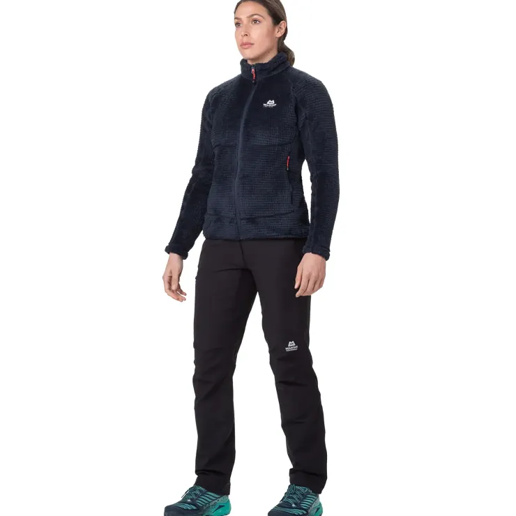 Fleece & Mid Layer-Mountain Equipment Womens Hispar Jacket - Stellar Blue