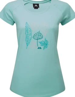 T-Shirts & Baselayers-Mountain Equipment Womens Leaf Tee - Aqua