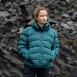 Insulated Jackets-Mountain Equipment Womens Lightline Jacket - Deep Teal