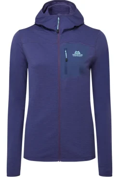 Fleece & Mid Layer-Mountain Equipment Womens Lumiko Hooded Jacket - Amethyst-Medieval