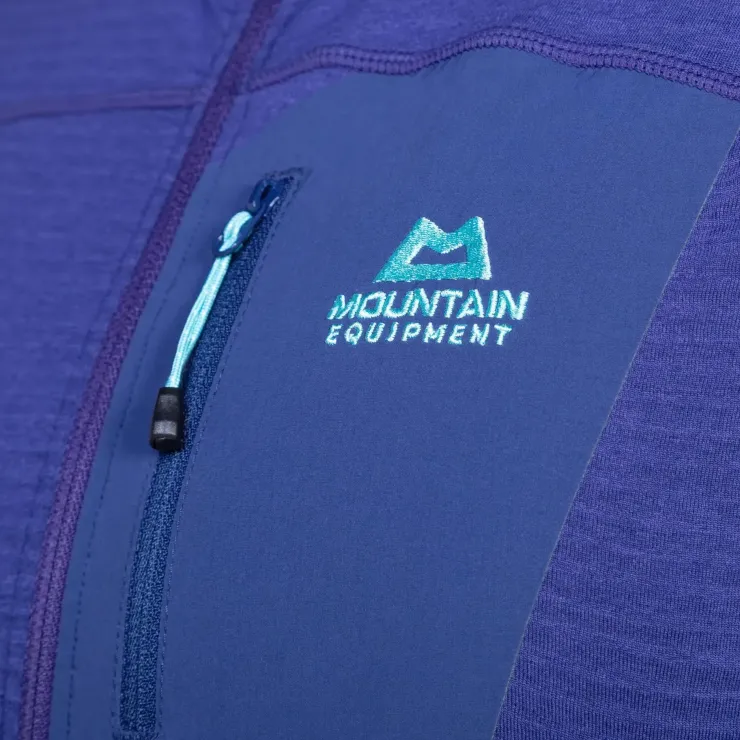 Fleece & Mid Layer-Mountain Equipment Womens Lumiko Hooded Jacket - Rhubarb-Capsicum