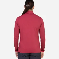 Fleece & Mid Layer-Mountain Equipment Womens Lumiko Zip T - Rhubarb-Capsicum