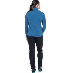 Fleece & Mid Layer-Mountain Equipment Womens Lumiko Zip T - Hibiscus-Tibetan