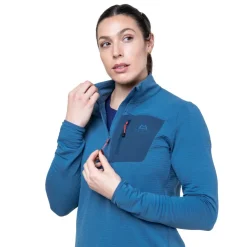 Fleece & Mid Layer-Mountain Equipment Womens Lumiko Zip T - Hibiscus-Tibetan