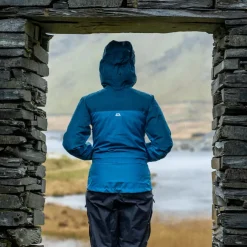 Waterproof Jackets-Mountain Equipment Womens Makalu Jacket - Stellar-Majolica