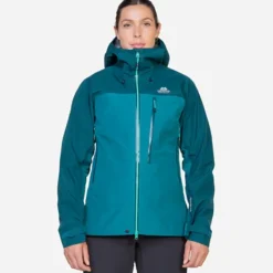 Waterproof Jackets-Mountain Equipment Womens Makalu Jacket - Majolica-Capsicum