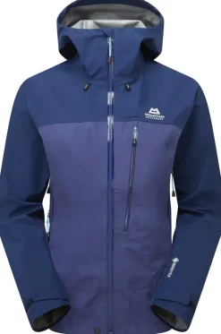 Waterproof Jackets-Mountain Equipment Womens Makalu Jacket - Amethyst-Medieval