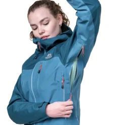 Waterproof Jackets-Mountain Equipment Womens Makalu Jacket - Spruce-Deep Teal