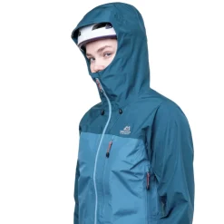 Waterproof Jackets-Mountain Equipment Womens Makalu Jacket - Spruce-Deep Teal