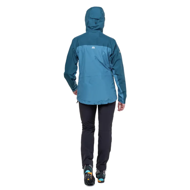 Waterproof Jackets-Mountain Equipment Womens Makalu Jacket - Topaz-Majolica