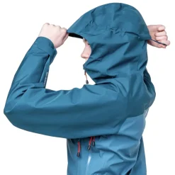 Waterproof Jackets-Mountain Equipment Womens Makalu Jacket - Topaz-Majolica