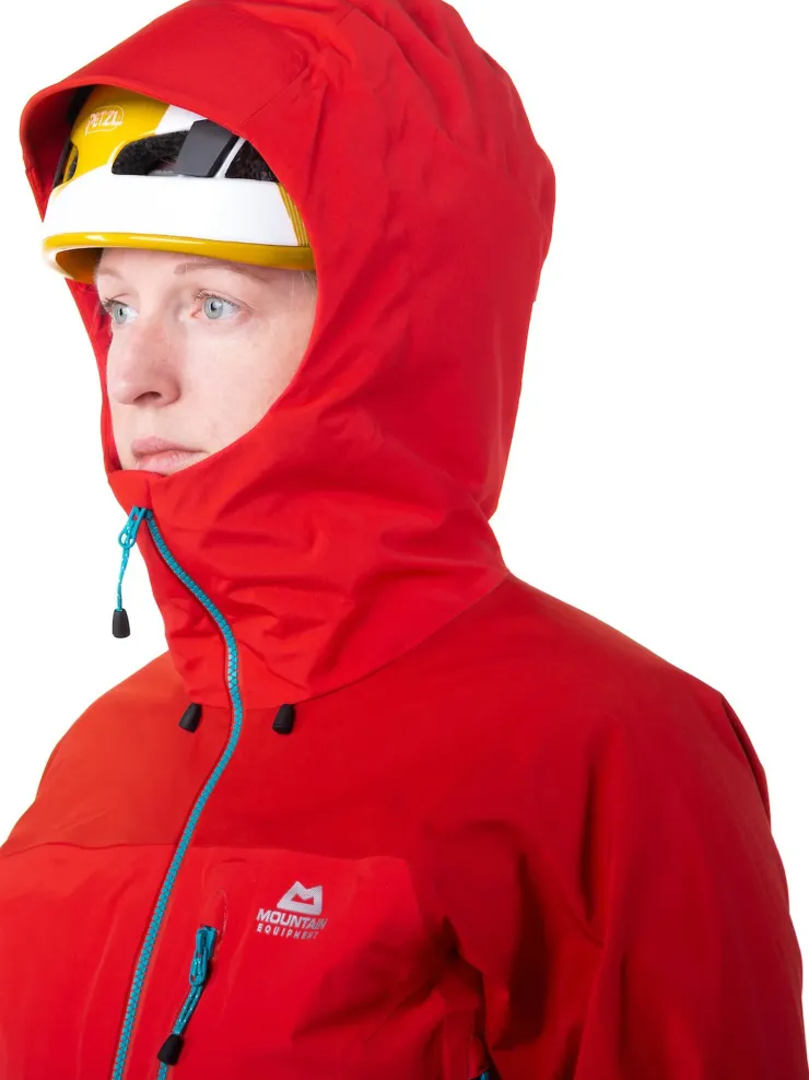 Waterproof Jackets-Mountain Equipment Womens Manaslu Jacket - Spruce-Deep Teal