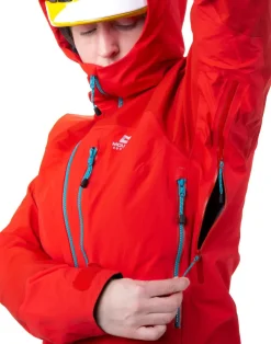 Waterproof Jackets-Mountain Equipment Womens Manaslu Jacket - Spruce-Deep Teal
