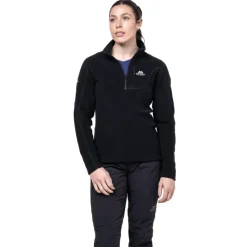 Fleece & Mid Layer-Mountain Equipment Womens Micro Zip-T Fleece - Stellar Blue