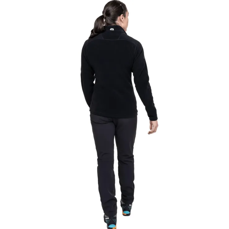 Fleece & Mid Layer-Mountain Equipment Womens Micro Zip-T Fleece - Black