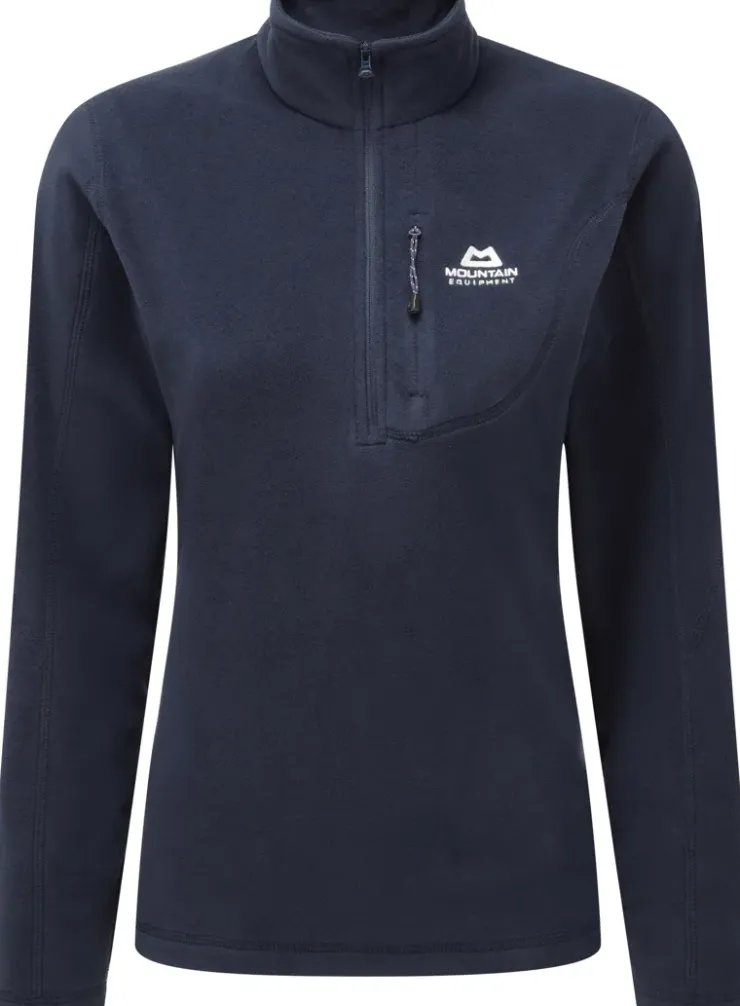 Fleece & Mid Layer-Mountain Equipment Womens Micro Zip-T Fleece - Cosmos