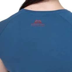 T-Shirts & Baselayers-Mountain Equipment Womens Mountain Flower Tee - Stellar Blue
