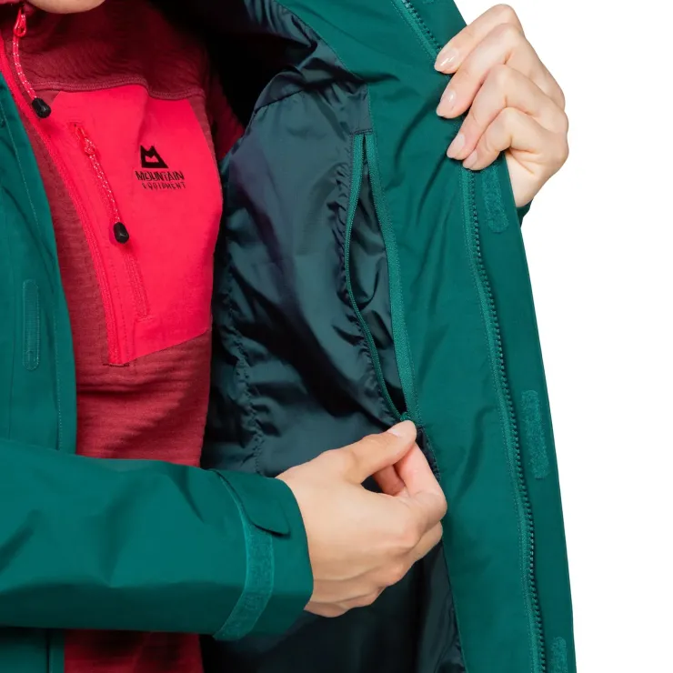 Waterproof Jackets-Mountain Equipment Womens Nanda Devi Jacket - Black
