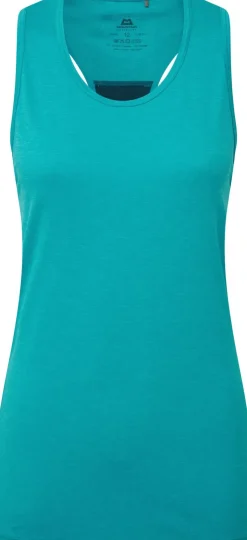 T-Shirts & Baselayers-Mountain Equipment Womens Nava Tank - Topaz-Majolica