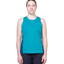 T-Shirts & Baselayers-Mountain Equipment Womens Nava Tank - Topaz-Majolica