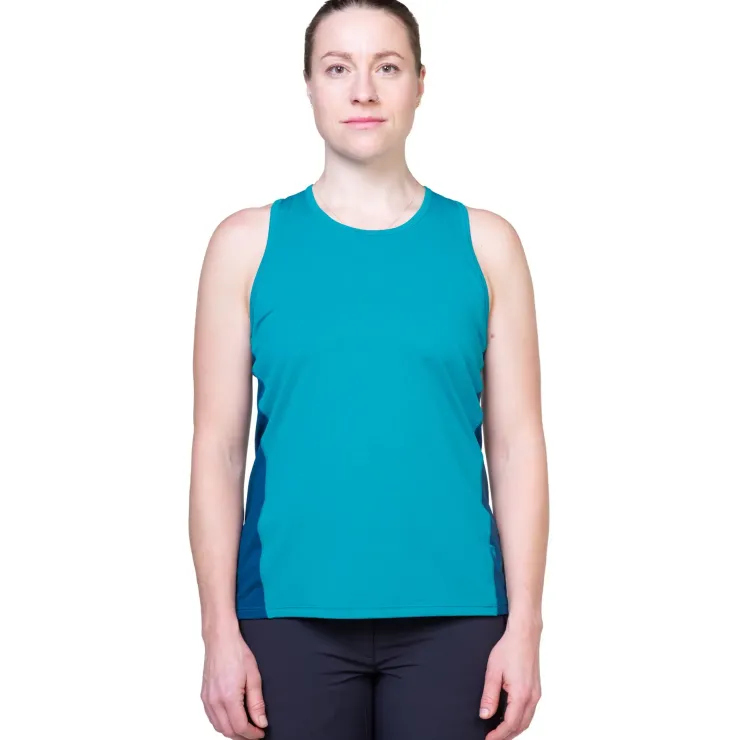 T-Shirts & Baselayers-Mountain Equipment Womens Nava Tank - Topaz-Majolica