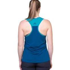 T-Shirts & Baselayers-Mountain Equipment Womens Nava Tank - Topaz-Majolica