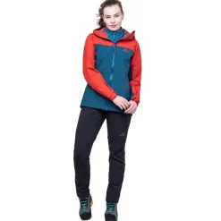 Waterproof Jackets-Mountain Equipment Womens Odyssey Jacket - Majolica-Chili
