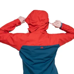 Waterproof Jackets-Mountain Equipment Womens Odyssey Jacket - Majolica-Chili