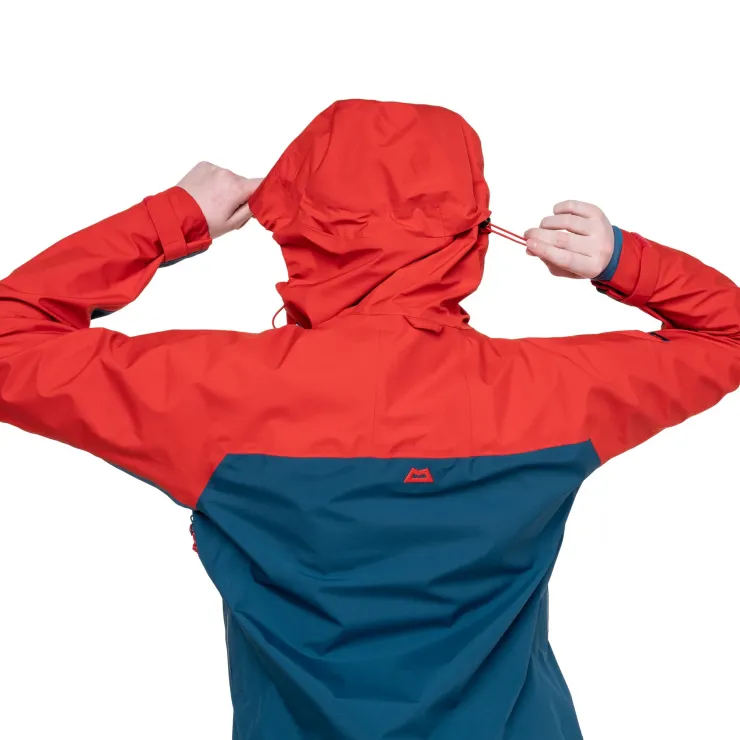 Waterproof Jackets-Mountain Equipment Womens Odyssey Jacket - Majolica-Chili