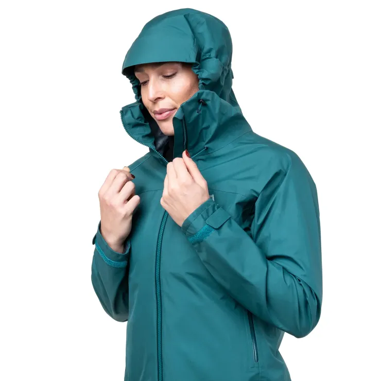 Waterproof Jackets-Mountain Equipment Womens Odyssey Jacket - Deep Teal