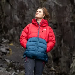 Insulated Jackets-Mountain Equipment Womens Paiyu Jacket - Majolica-Capsicum