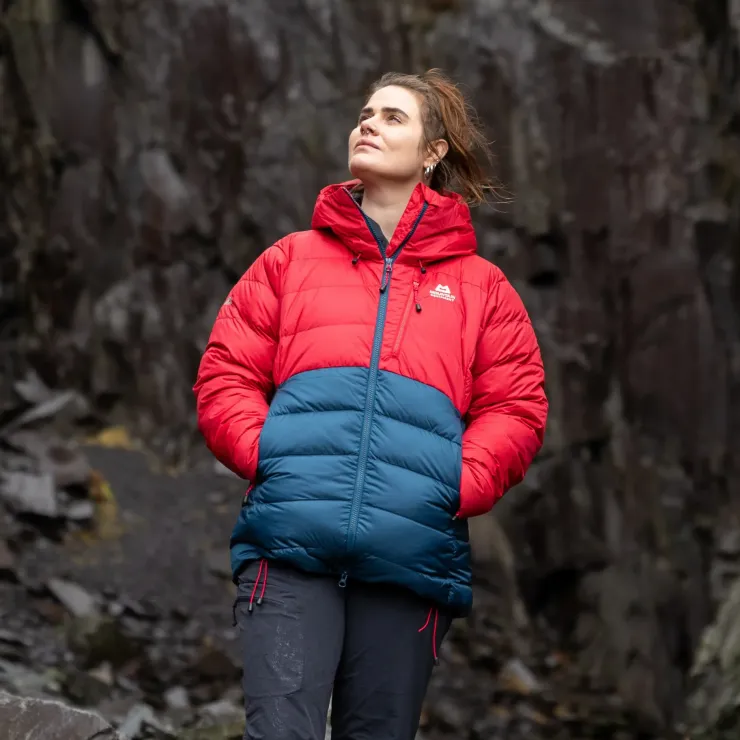 Insulated Jackets-Mountain Equipment Womens Paiyu Jacket - Majolica-Capsicum