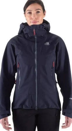 Waterproof Jackets-Mountain Equipment Womens Rupal Jacket - Skyglow