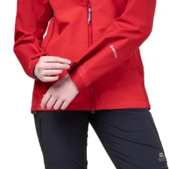 Waterproof Jackets-Mountain Equipment Womens Saltoro Jacket - Imperial Red-Crimson