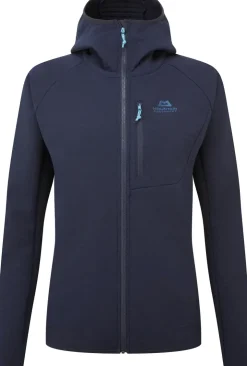 Fleece & Mid Layer-Mountain Equipment Womens Shroud Hooded Jacket - Cosmos