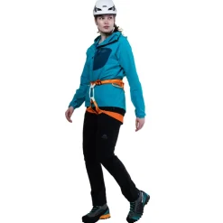 Softshell Jackets-Mountain Equipment Womens Squall Hooded Jacket - Topaz-Majolica