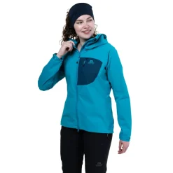 Softshell Jackets-Mountain Equipment Womens Squall Hooded Jacket - Chili Red-Merlot