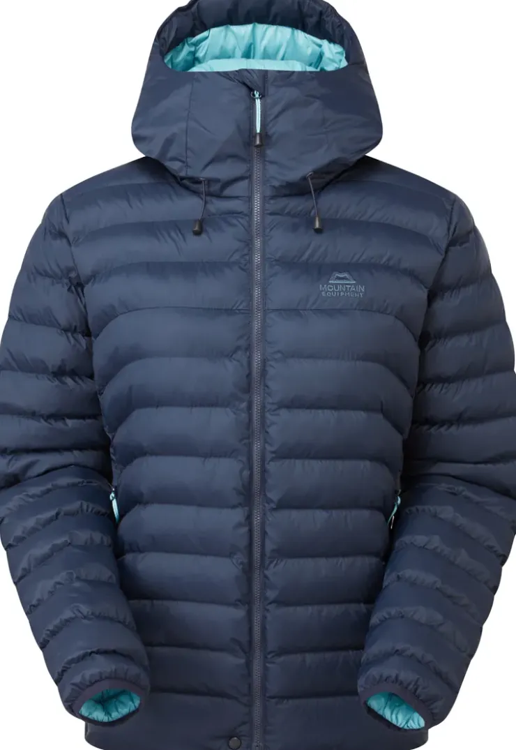 Insulated Jackets-Mountain Equipment Womens Superflux Jacket - Comos-Porcelain Lining