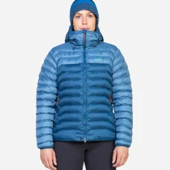 Insulated Jackets-Mountain Equipment Womens Superflux Jacket - Majolica-Stellar