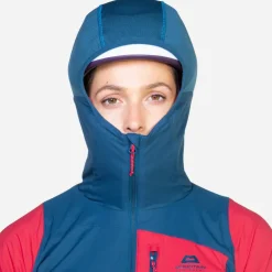 Fleece & Mid Layer-Mountain Equipment Womens Switch Pro Hooded Jacket - Majolica-Capsicum